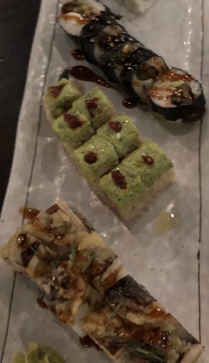 Shiitake To Me, Green Goddess, Eden rolls at Blue Sushi Sake Grill in Des Moines