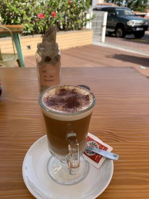 Vegan Cappuccino with Oat Milk at Mundo Vegan - Vegan World in Funchal