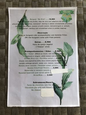 Sides  at Mundo Vegan - Vegan World in Funchal