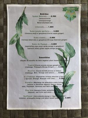 Drinks  at Mundo Vegan - Vegan World in Funchal