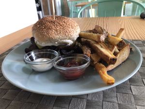 Umami burger  at Mundo Vegan - Vegan World in Funchal