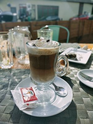 Capuccino at Mundo Vegan - Vegan World in Funchal