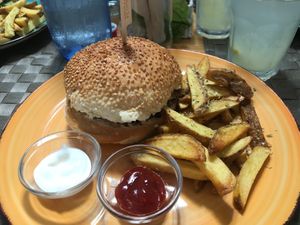 Hamburguer at Mundo Vegan - Vegan World in Funchal
