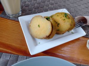 Potatoes at Mundo Vegan - Vegan World in Funchal