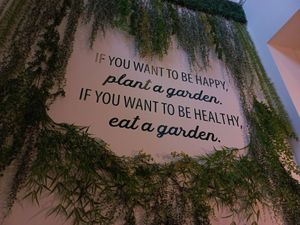 Favorite motto! at Mundo Vegan - Vegan World in Funchal