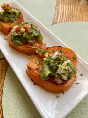 Roasted Sweet Potatoe  at Mundo Vegan - Vegan World in Funchal