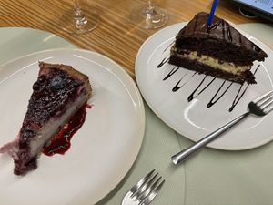 Heavenly deserts!  at Mundo Vegan - Vegan World in Funchal