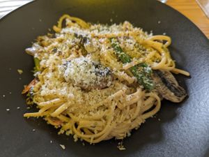 Sinful Pasta at Mundo Vegan - Vegan World in Funchal
