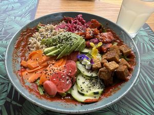 Chilli friendly bowl  at Mundo Vegan - Vegan World in Funchal