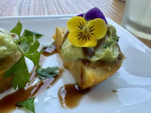 Roasted sweet potato  at Mundo Vegan - Vegan World in Funchal