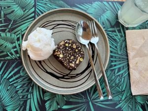 Chocolate salami  at Mundo Vegan - Vegan World in Funchal