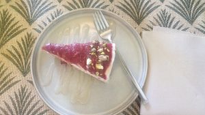 Cheesecake at Mundo Vegan - Vegan World in Funchal