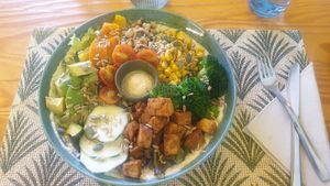 Long Life Nourishing Bowl at Mundo Vegan - Vegan World in Funchal