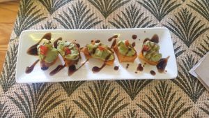 Roasted sweet potato and guacamole at Mundo Vegan - Vegan World in Funchal