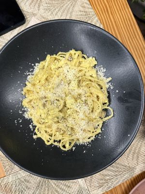 Carbonara   at Mundo Vegan - Vegan World in Funchal