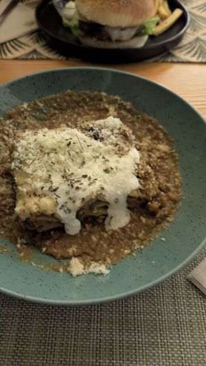 Lasagne at Mundo Vegan - Vegan World in Funchal