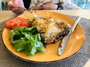 Lasagna at Mundo Vegan - Vegan World in Funchal