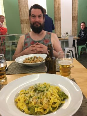 Tagliatelle at Mundo Vegan - Vegan World in Funchal