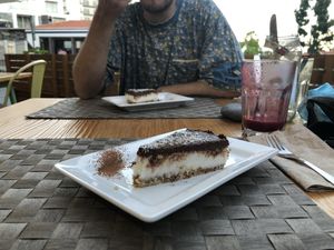 Bounty cake at Mundo Vegan - Vegan World in Funchal