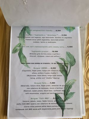 menu II at Mundo Vegan - Vegan World in Funchal
