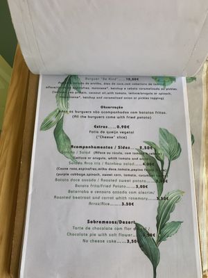 menu IV at Mundo Vegan - Vegan World in Funchal