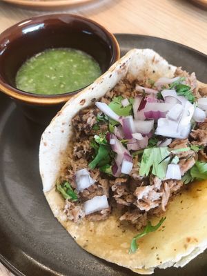 El taco de suadero más rico que he probado, porción de 3 llenadora at Pali Pali del Valle in Mexico City