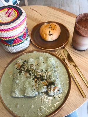 Papadzules muy llenadores, mis favoritos  at Pali Pali del Valle in Mexico City