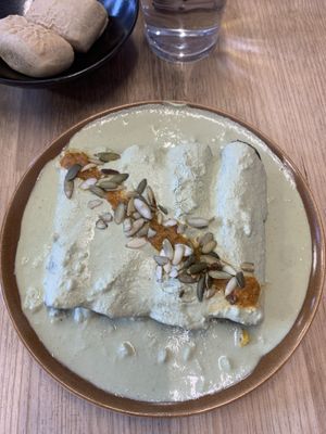 Rellenas de tofu at Pali Pali del Valle in Mexico City