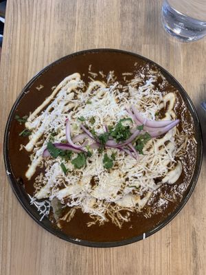 Enmoladas  at Pali Pali del Valle in Mexico City