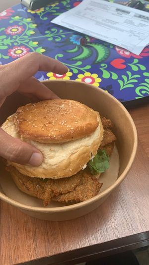Pambazo de Milanesa at Pali Pali del Valle in Mexico City