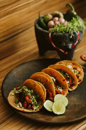 Disfruta de nuestros tacos al pastor, con tortillas de maiz nixtamalizado hechas en nuestro molino.  at Pali Pali del Valle in Mexico City