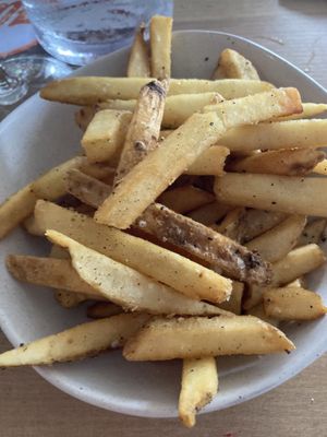 House chips #Veganuary at Flux in Noosaville
