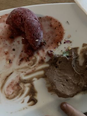 Vegan mouse & vodka sorbet #Veganuary at Flux in Noosaville