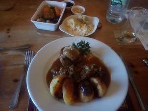 Vegan Sunday Roast at The Blue Ball in Wellington