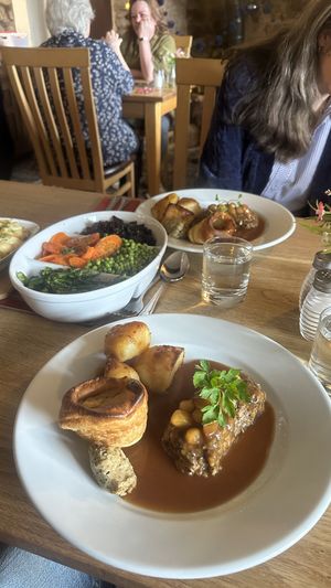 Super super tasty food!  at The Blue Ball in Wellington