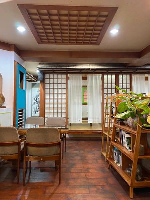 Inside the restaurant at Yaein Tea House - 예인찻집 in Busan