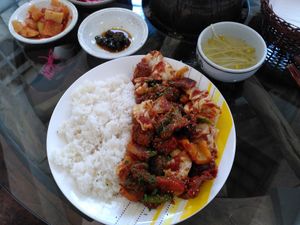 Tomato bulgogi at Yaein Tea House - 예인찻집 in Busan