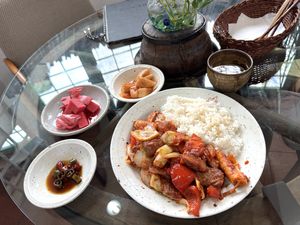 Toma Bean Bulgogi -very good 😋   at Yaein Tea House - 예인찻집 in Busan