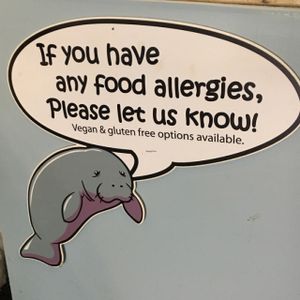 Vegan aware at The Manatee Cafe in St Augustine