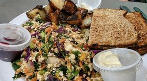 Tofu scramble at The Manatee Cafe in St Augustine