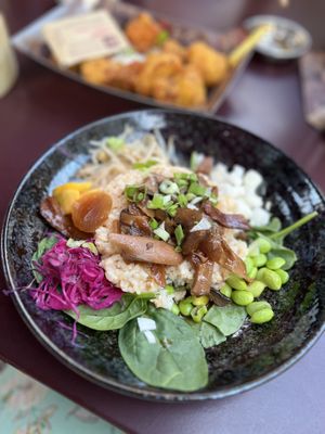 Mushroom bibimbap  at Miss Miu - Europaallee in Zurich