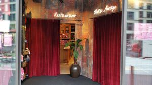 Entrance, take out screens to the right at Miss Miu - Europaallee in Zurich