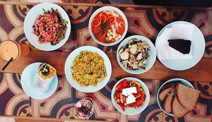 Lunch menu at VegBistrot in Pisa