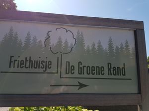 sign outside at Friethuisje De Groene Rand in Aalter