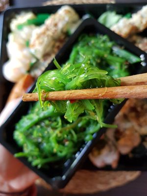 Alga wakame at Gokan Sushi in Bilbao