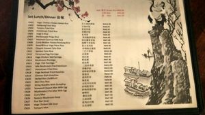 Menu at Leaf Vegetarian in Kuantan