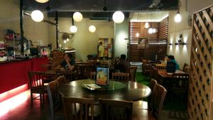 inside  at Leaf Vegetarian in Kuantan