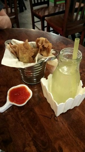 fried starters at Leaf Vegetarian in Kuantan