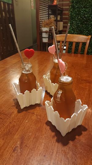 Iced Tea -Yes they’re using reusable straws!!! 🌏 at Leaf Vegetarian in Kuantan