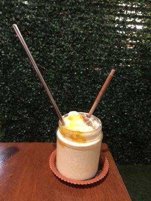 Yogurt mango (Mango smoothie bowl?!) at Leaf Vegetarian in Kuantan